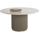 Cataldi 59 X 59 inch Polished / Brown Dining Table
